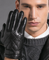 Velvet Men Genuine Leather Glove