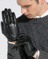 Goatskin Black Leather Glove