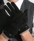 Men Bikers Genuine Leather Glove