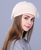 Rabbit fur Knitted Beret