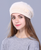 Rabbit fur Knitted Beret