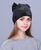 Rhinestone kitty Flannelette beanie