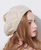 Rabbit Fur knitted beret Hat