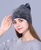 Rhinestone kitty Flannelette beanie