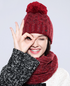 Classic Winter Hat And Scarf Set