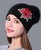 Embroidery knitted beanie hat