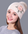 Embroidery knitted beanie hat