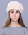 Rabbit fur Knitted Beret